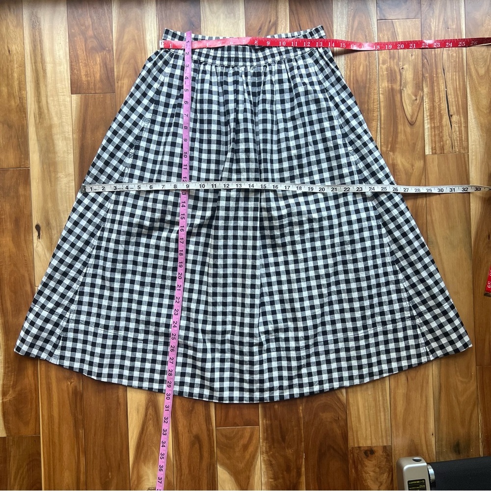 Alex Mill gingham check midi skirt - Picture 8 of 8